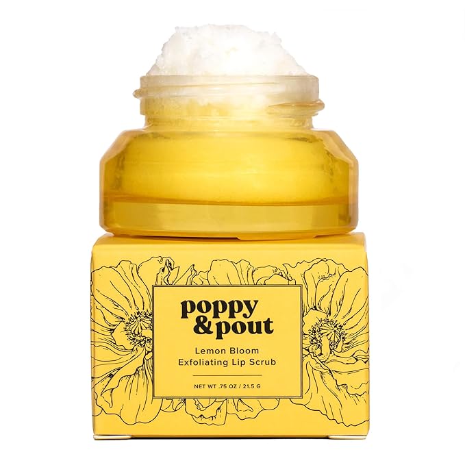 Poppy & Pout Natural Lip Scrub,
