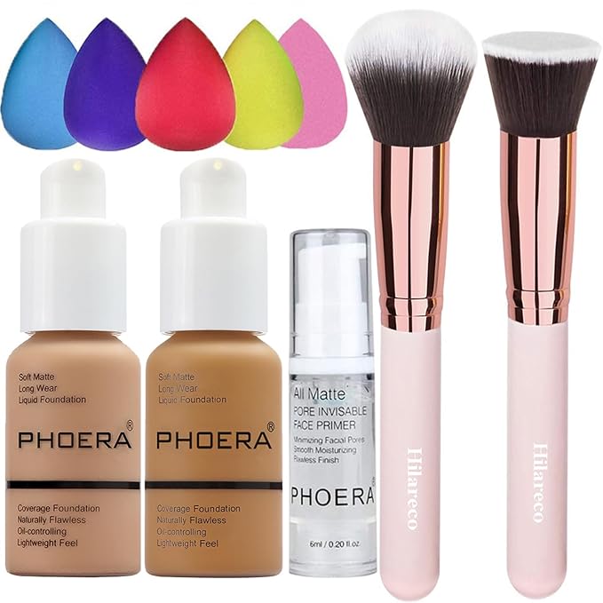 PHOERA Foundation Makeup for Wome Full Coverage Foundation 30ml