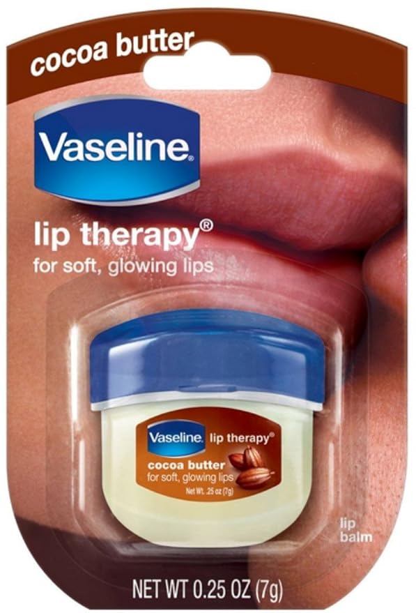 Vaseline Lip Therapy Cocoa Butter, .25 oz (Pack of 10)