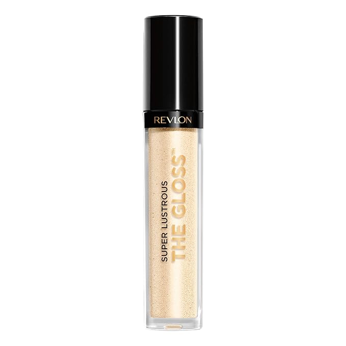 Revlon Super Lustrous Lip Gloss, Non-Sticky, Hydrating, High Shine Finish, 300 All That Glitters, 0.13 oz