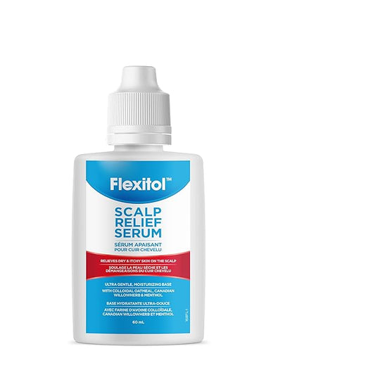 Flexitol Scalp Relief Serum for Itchy Scalp with 2% Colloidal Oatmeal, 2 Ounce