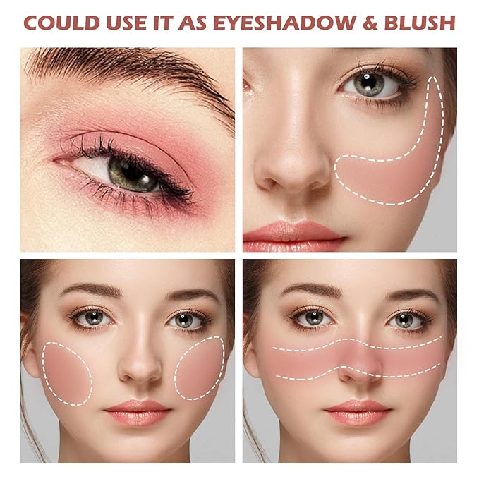 Boobeen Powder Blush, Single Color Blush Face Blush