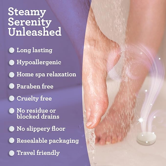 GuruNanda Relax Shower Steamers for Aromatherapy (10 Pack), Relaxation Gifts for Women & Men with Essential Oils, Stress Relief, Home Spa & Self Care