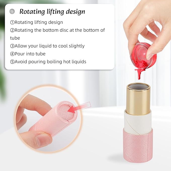NICENEEDED 10 Pcs Paperboard Lip Balm