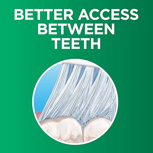 GUM Summit+ Soft Toothbrush, Ultra Fine Tapered Bristles for More Effective Plaque Removal, Extra Soft Toothbrushes for Adults, 12 Count