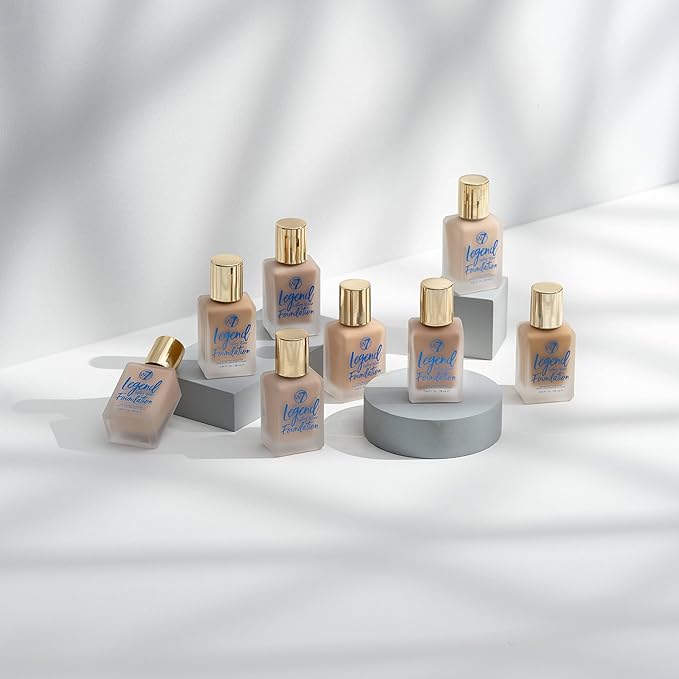 W7 Legend Foundation - Creamy Liquid Foundation for - (Buff) 28ml