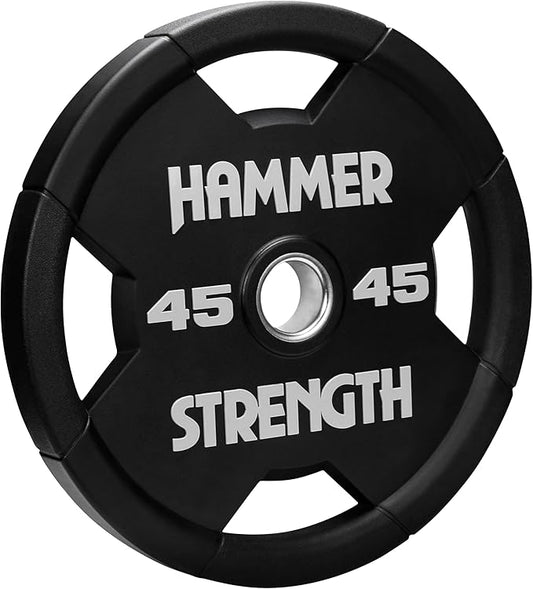 Hammer Strength 45Lb Round Urethane Olympic Plate