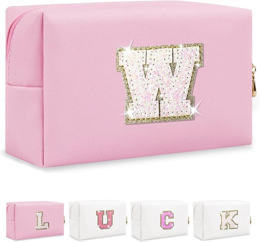 Personalized initial letter patch makeup