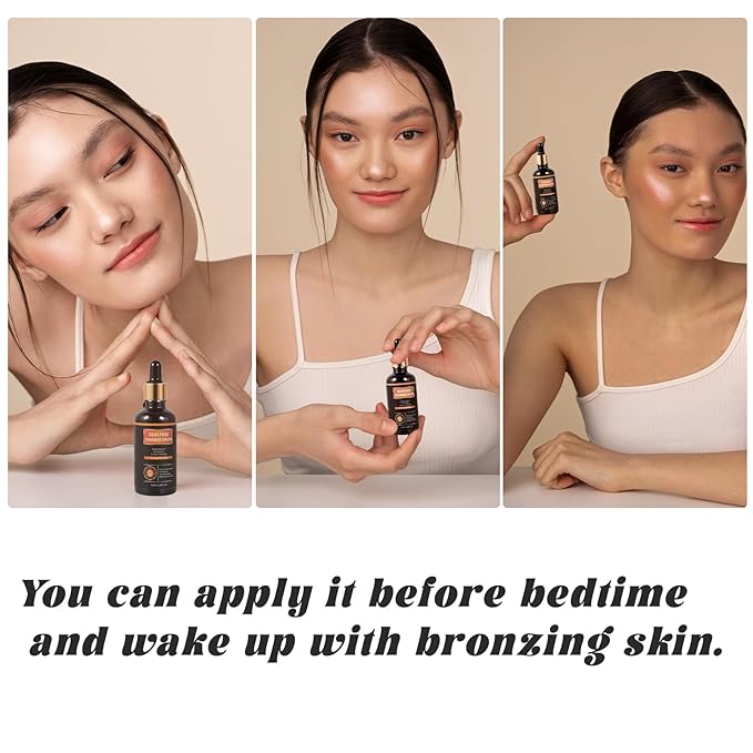 Sun Free-Self Tanning Drops-Plant extraction formula-For All Skin Types.Adjust usage frequency to achieve your preferred skin tone