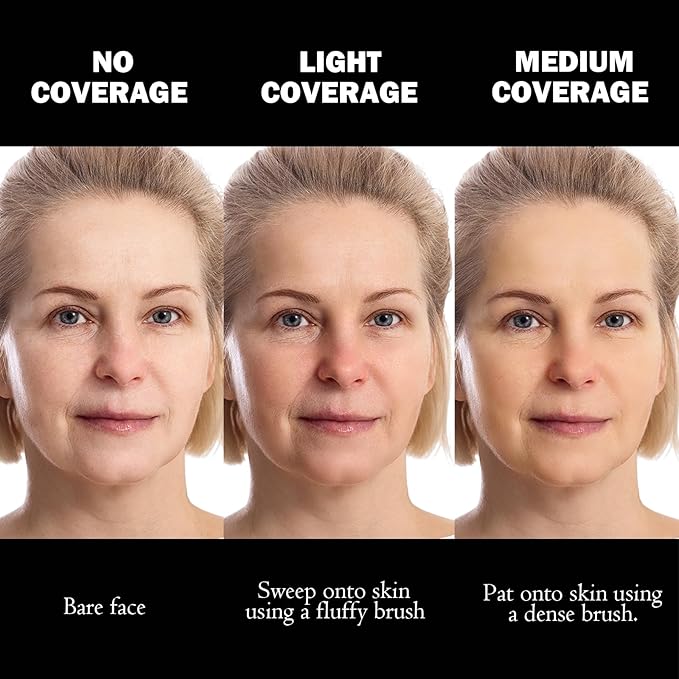 Marbleized Baked Foundation Makeup, Balance and Brighten Col 002 L