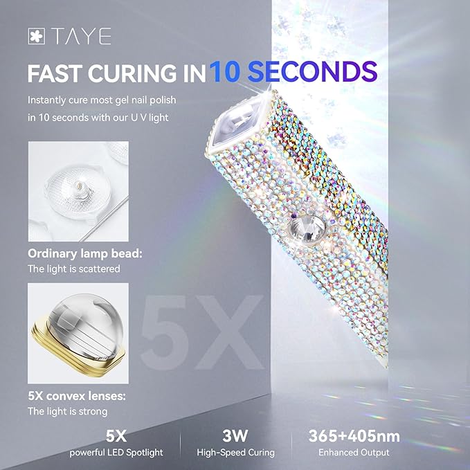 Taye handheld uv nail lamp,