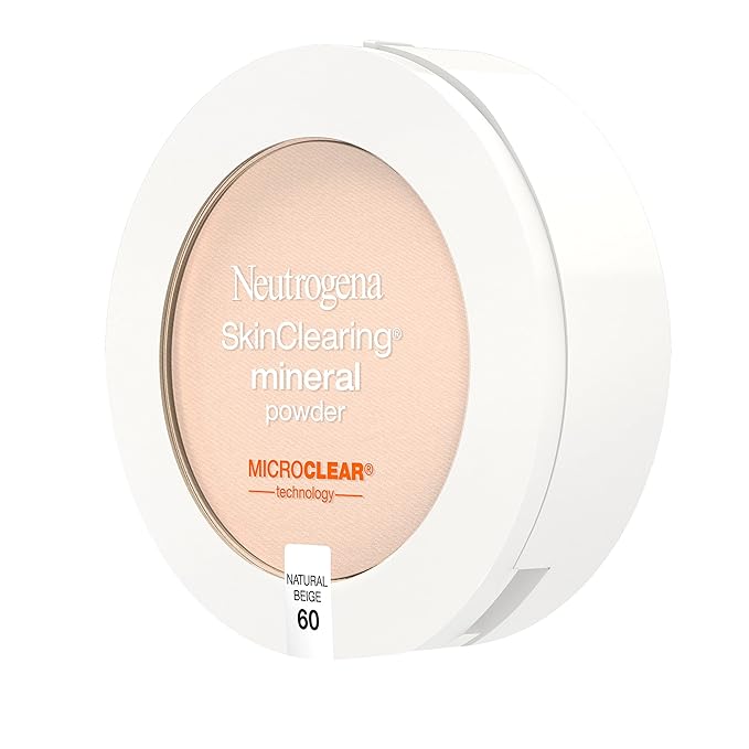 Neutrogena SkinClearing Mineral Acne-Concealing Pressed Powder Compact, Shine-Free 38 oz
