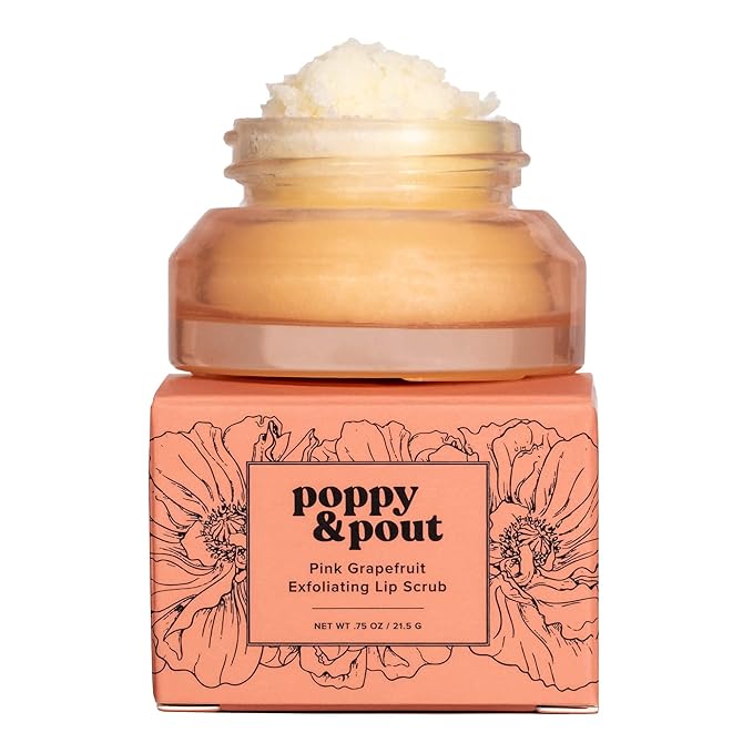 Poppy & Pout Natural Lip Scrub,