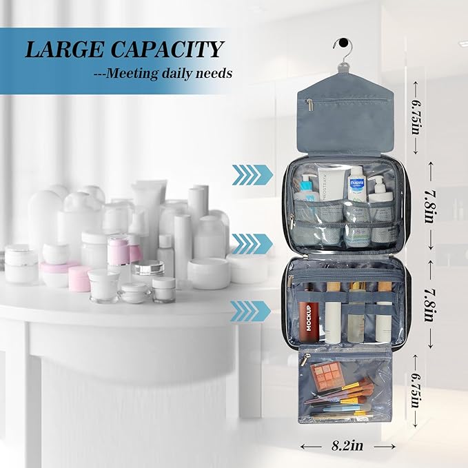 Baglher travel toiletry bag for