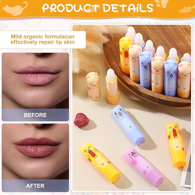 48 Sets Lip Balm with Cards Sign)