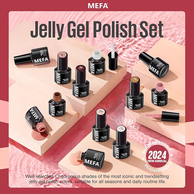 Mefa jelly gel nail polish