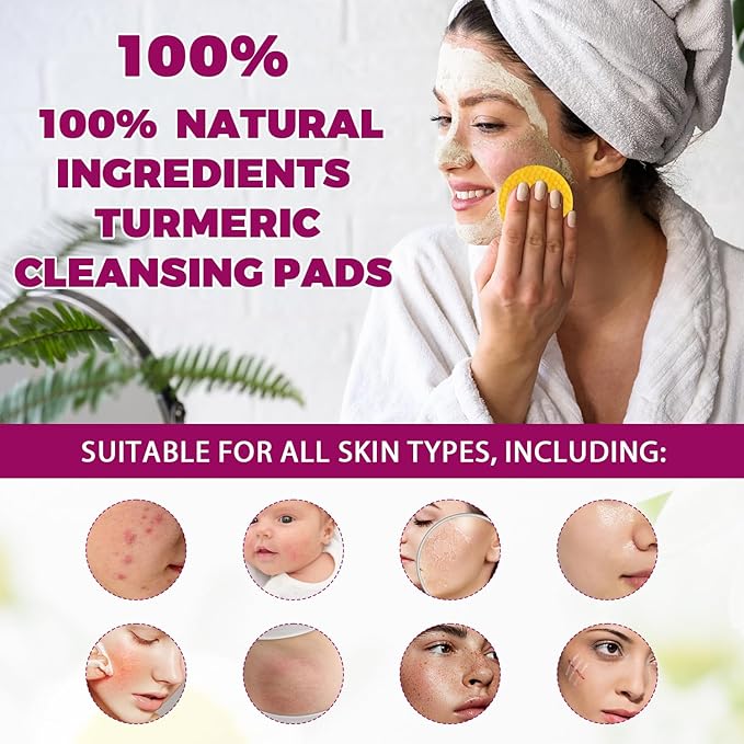 Neusly pads, turmeric cleansing pads,