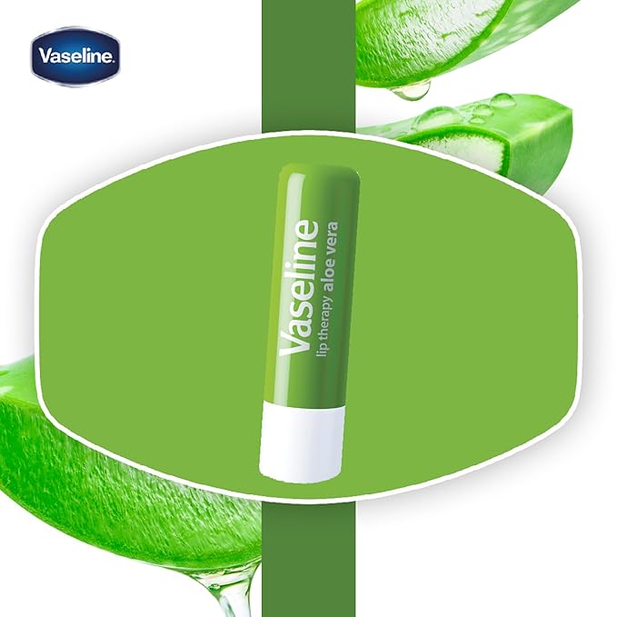 Vaseline Aloe Fresh Lip Therapy Stick- .16 oz (Pack of 2)