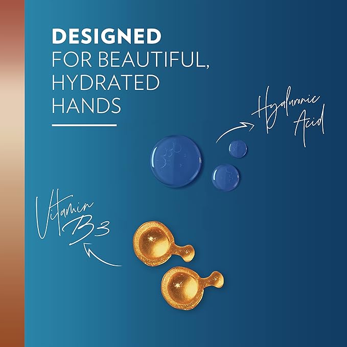 Vaseline Intensive Care Hand Crème Moisturizer for Dry Hands Hydra Replenish Made with hyaluronic acid, vitamin B3, and cocoa butter 3.4 oz 6 Count