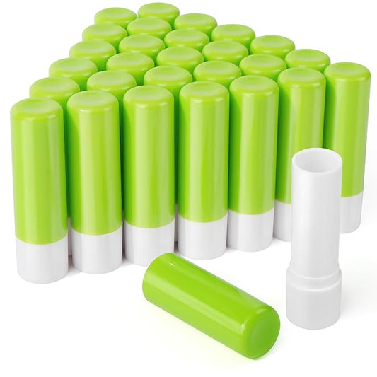 LotFancy Lip Balm Tubes Empty, 28Pcs