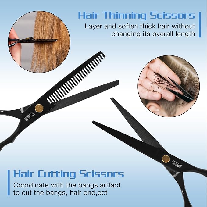 11 PCS Hair Cutting Scissors