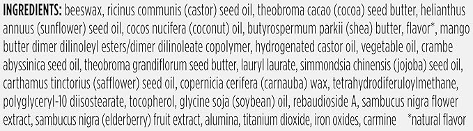 Burt's Bees Rescue Balm Elderberry Lip Balm, With Antioxidant-Rich Elderberry, Tint-Free, Natural Origin Lip Care, 2 Tubes, 0.15 oz.
