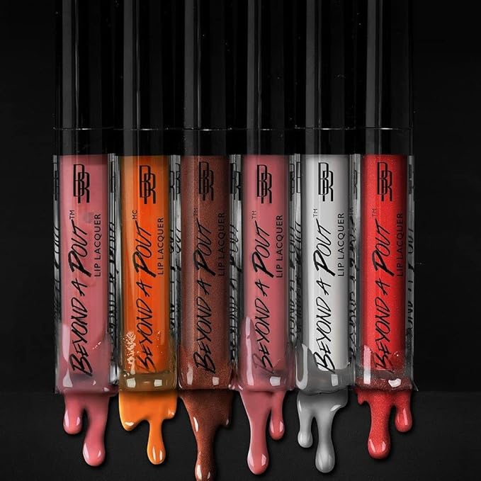 Black Radiance Beyond A Pout Lip Lacquer Lip Gloss, Hot Sauce