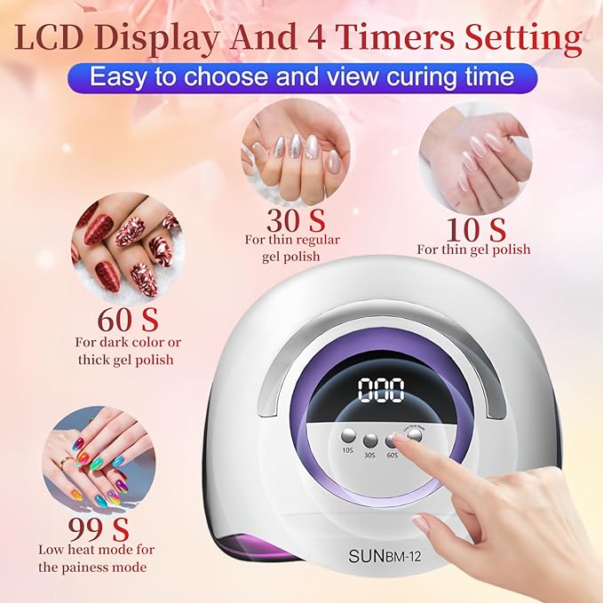 UV LED Nail Lamp with