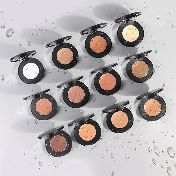 Flawless Pressed Powder, Setting Powder Makeup, Longwear Face Finish 01