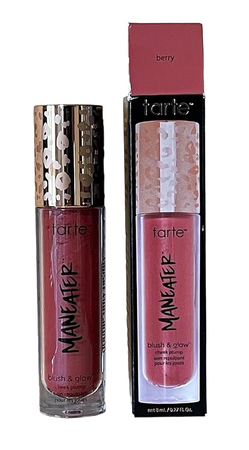 tarte maneater blush & glow cheek plump (berry, 0.27 Fl Oz