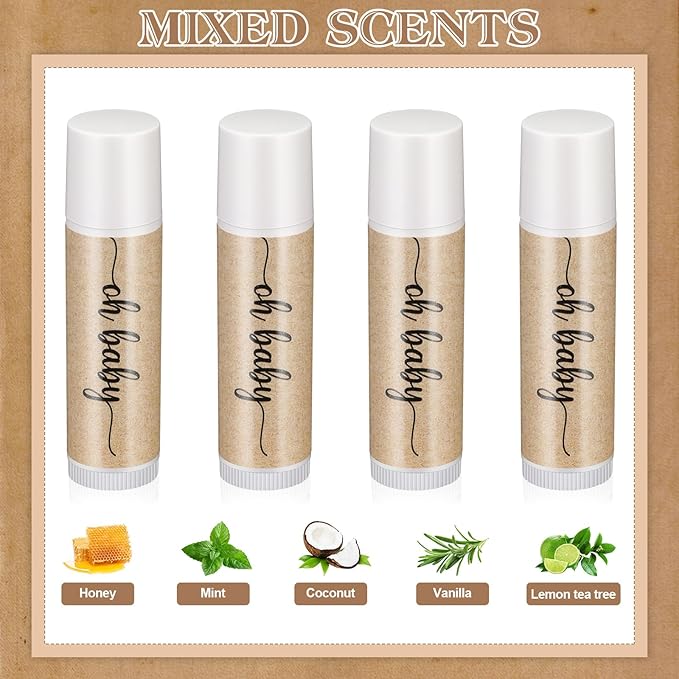 80 Pcs Lip Balm Bulk Baby