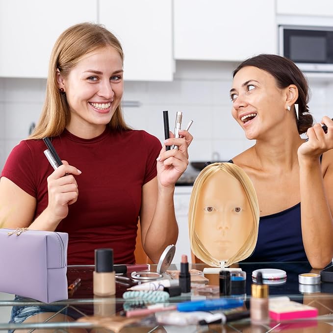 Makeup Practice Face, 2024 Upgrade 5D Makeup Mannequin