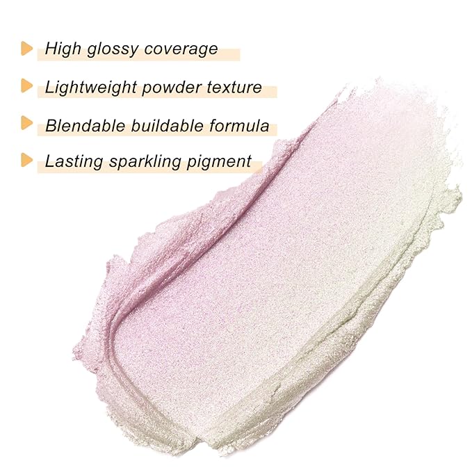 Boobeen Highlighter Makeup Palette, Long Lasting Glow Shimmer Radiant Glow