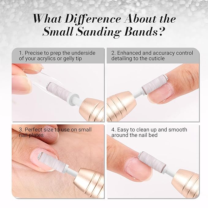 Melodysusie 50 pcs nail drill