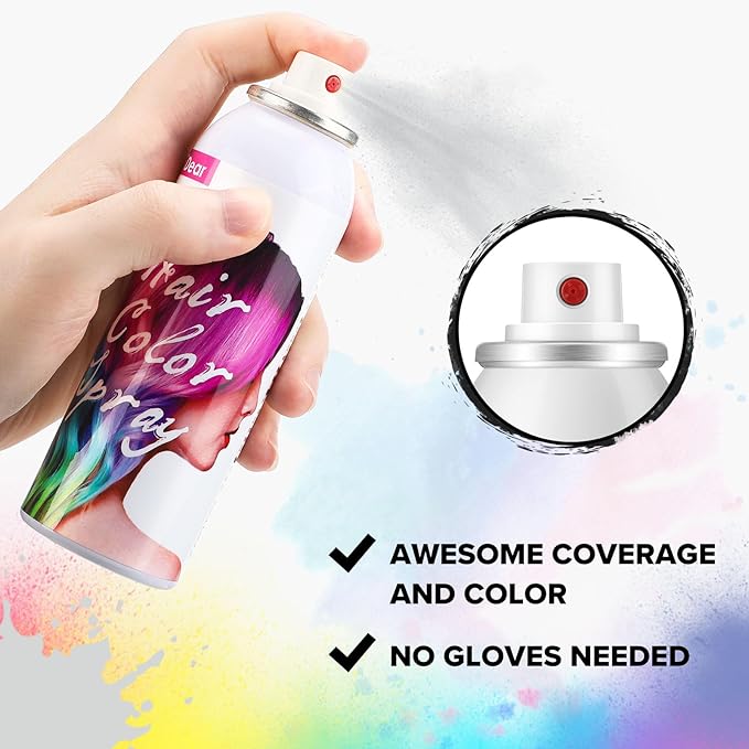 ONE-TIME USE White Hair Color