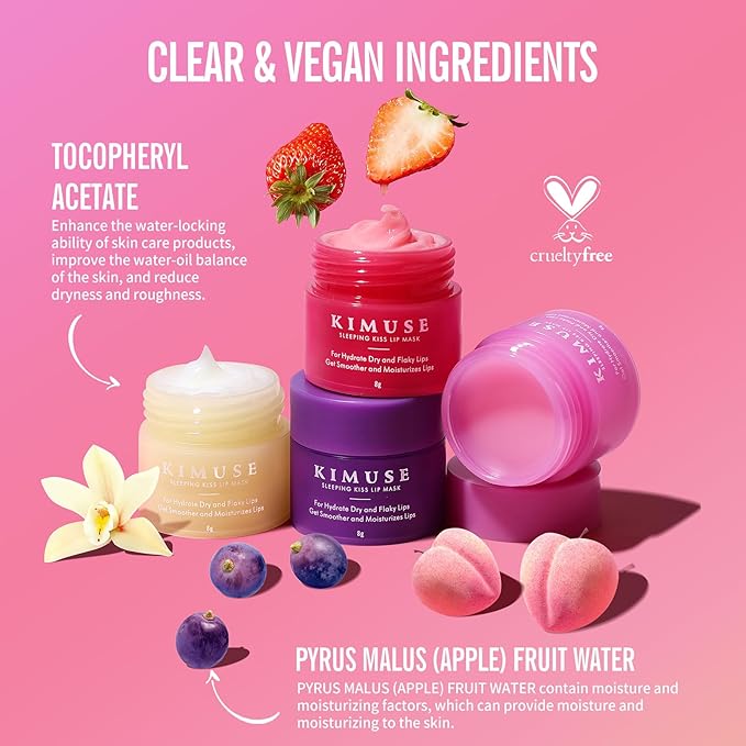 KIMUSE Lip Sleeping Mask Set -