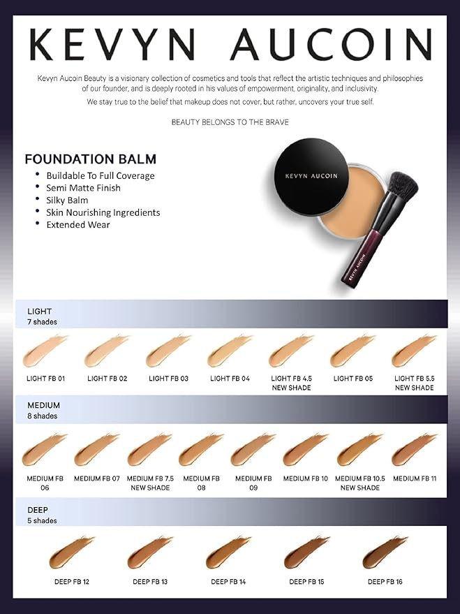 Kevyn Aucoin Foundation Balm, FB 15 (Deep) shade go to.