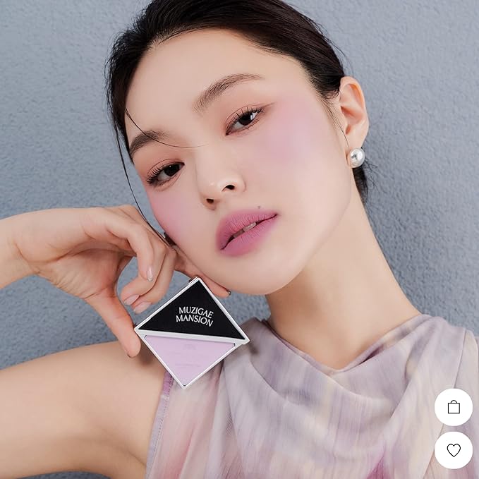 MUZIGAE MANSION FITTING BLUSH Vegan Powder Lightweight, Smooth,