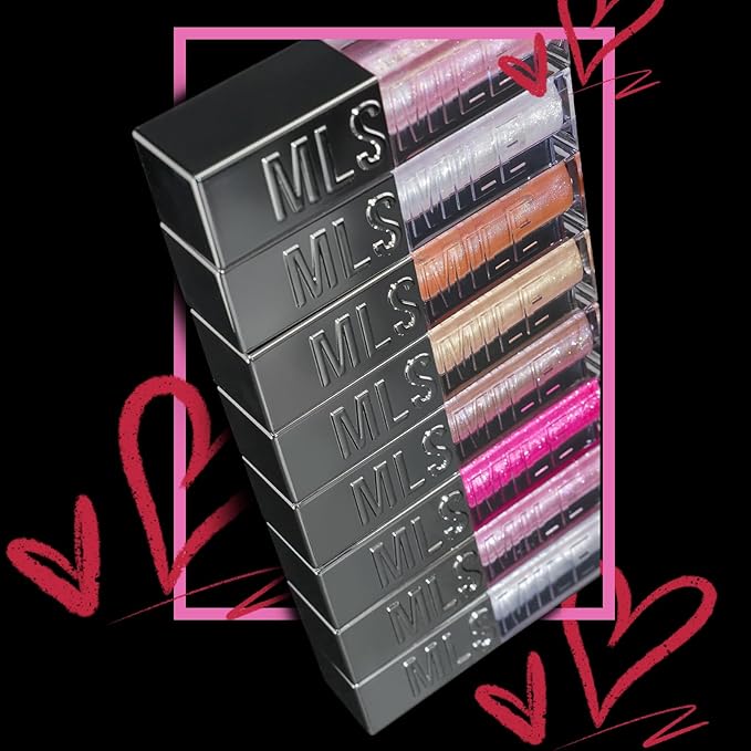 3 PCS High Shine Glitter Lipglossey,Diamond Glitter Lip Gloss Long Lasting Moisturizing Lip Gloss Non-sticky Glossy Glitter Liquid Lipstick for Women,girls 0.33fl oz