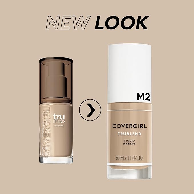 COVERGIRL truBlend Liquid Foundation Makeup Toasted Almond D6, may vary) 1 oz