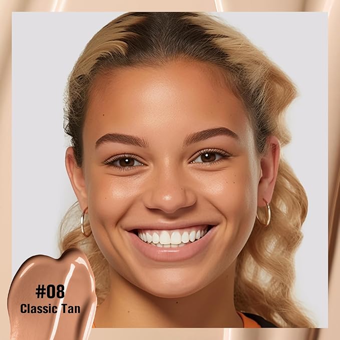 UCANBE Matte Liquid Foundation Makeup, Medium to Full fl. oz.