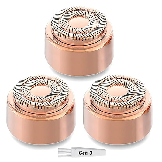 Generation 3 Replacement Heads for Flawless Finishing Touch, Double Halo Replacement Blades for Women 3 pack