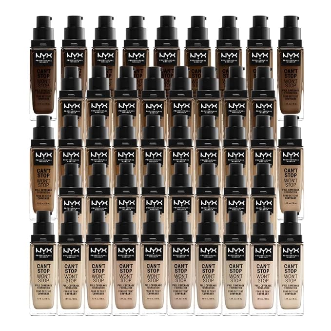NYX PROFESSIONAL MAKEUP Can't Stop Won't Stop Foundation, Light Ivory