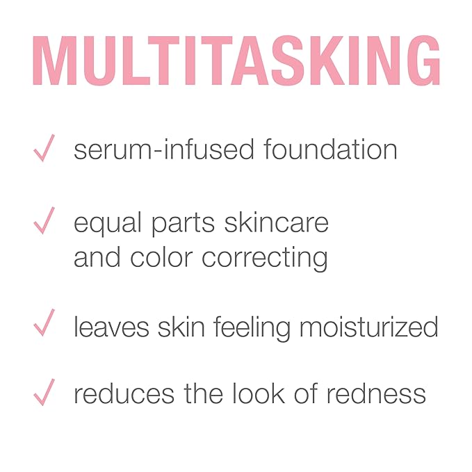 Neutrogena Healthy Skin Sensitive Skin Serum Foundation with Medium 01, 1 oz