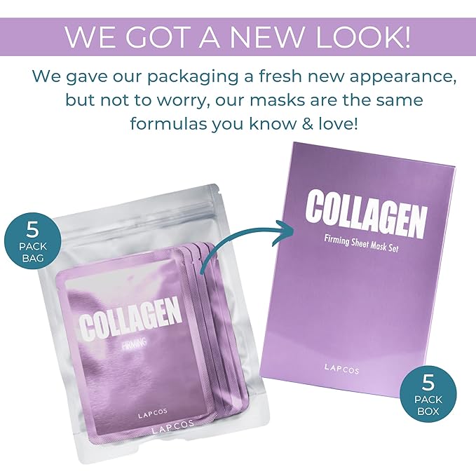 Lapcos collagen sheet mask, firming