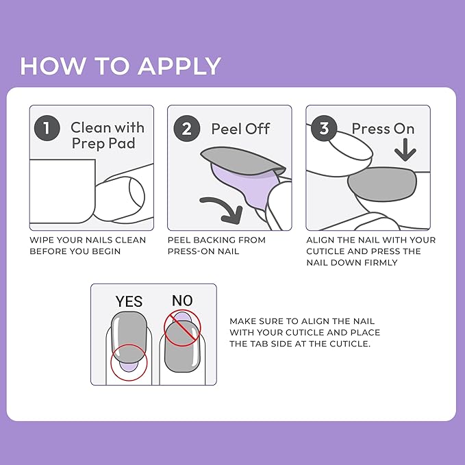 KISS imPRESS No Glue Mani Press-On Nails, Design, 'As It Was', Neutral/green, Medium Size, Almond Shape, Includes 30 Nails, Prep Pad, Instructions Sheet, 1 Manicure Stick, 1 Mini File