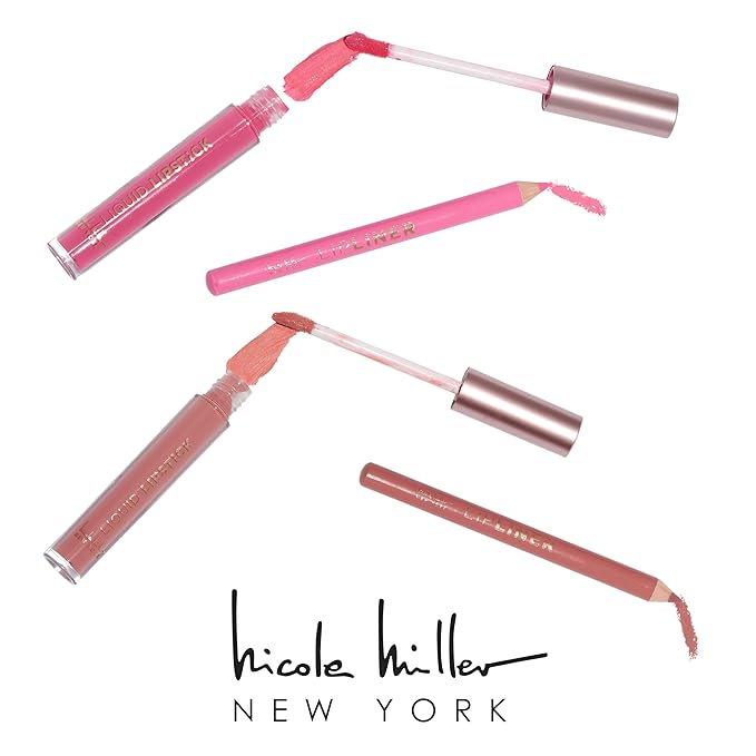 Nicole Miller Rosy Nudes Lip Collection