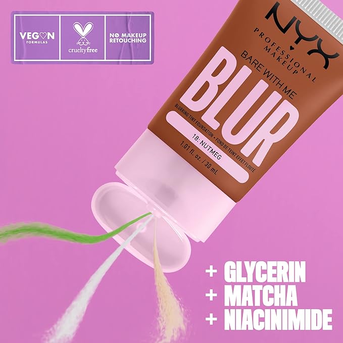 NYX PROFESSIONAL MAKEUP Bare With Me Blur Skin - Nutmeg