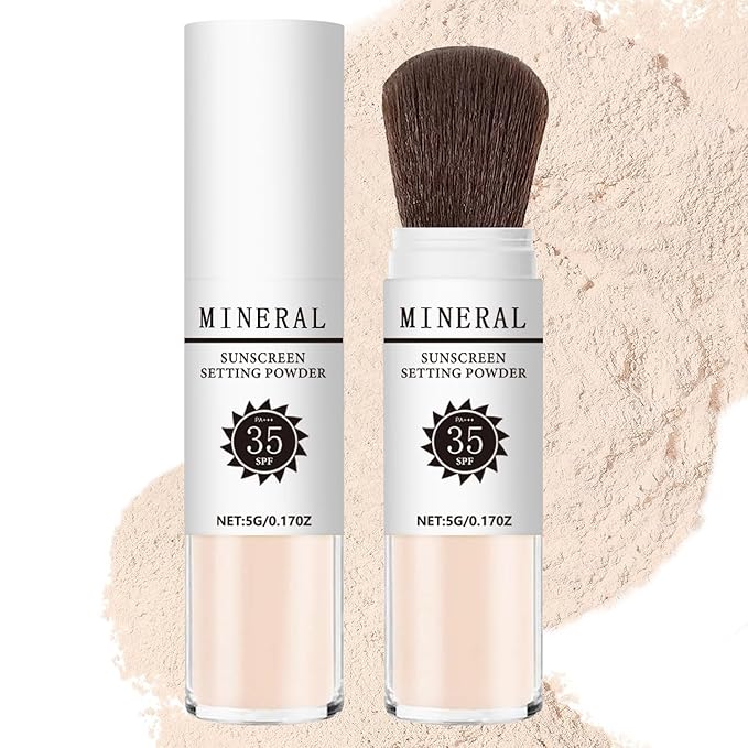 Mineral Sunscreen Setting Powder, SPF 35 Translucent Loose