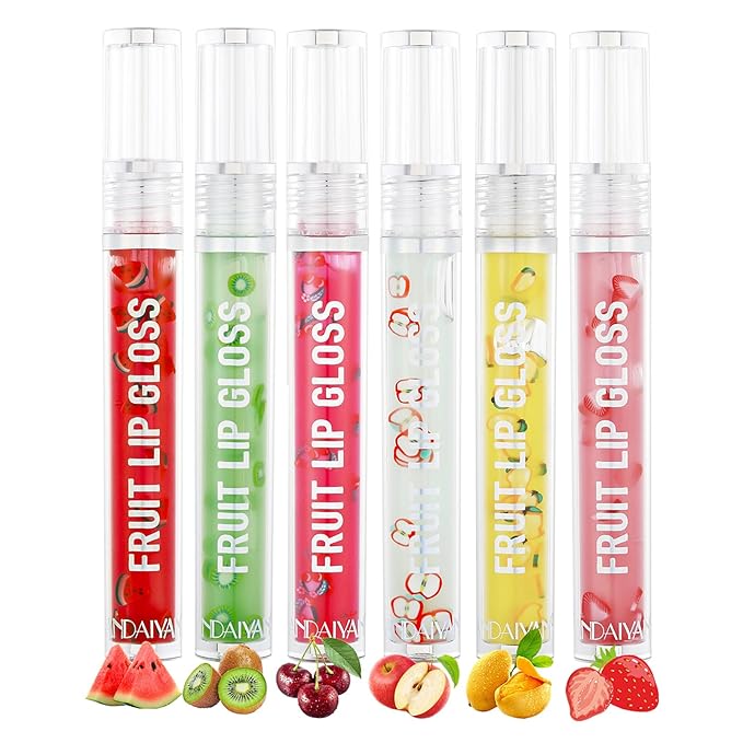 Lip Oil Tinted, 8pcs Moisturizing Lip Glow Oil Moisturizing